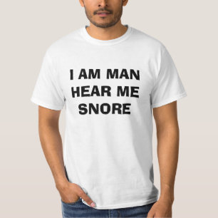 Ik ben Man hoor me snor T-shirt