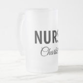 Ik ben medisch verpleegkundige en voeg alleen jouw matglas bierpul (Voorkant links)