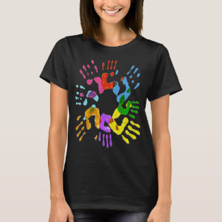 Ik ben meisjes hebben kleurvolgers voor mama Moede T-shirt