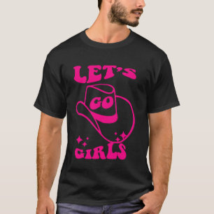 Ik ben Meisjes - Laten we gaan Meisjes Retro Cowgi T-shirt
