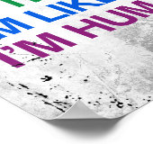 Ik ben mens zoals jij poster (Hoek)