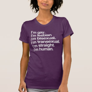 Ik ben menselijk net als jij T-shirt
