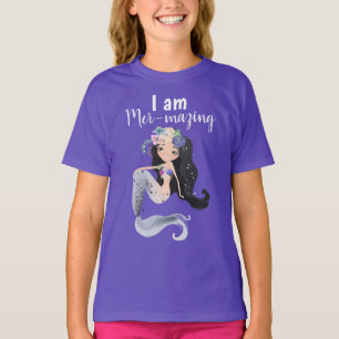 Ik ben Mer-mazing Girls' Hanes TAGLESS® T-Shirt
