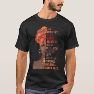 Ik ben Mercedes Black Woman History maand 2020 Pri T-shirt
