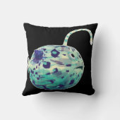 Ik ben Mesmerizing... De puffer-lamp-vis besefte. Kussen (Achterkant)