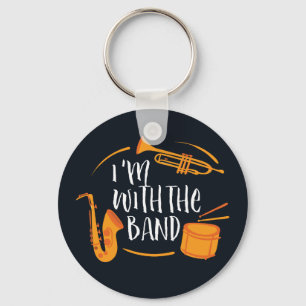 Ik ben met de Band Funny Cool Marching Band Sleutelhanger