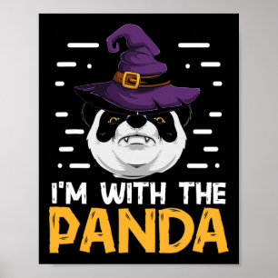 Ik Ben Met De Panda Grappig Koppel Panda Bea Poster