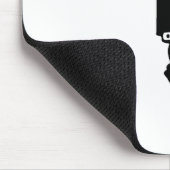 Ik ben met een stommeling. muismat (Hoek)