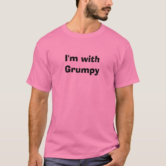 Ik ben met Grumpy T-shirt (Voorkant)