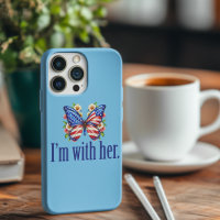 Ik ben met haar Kamala Blue Butterfly