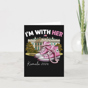 Ik ben met haar Kamala stem voor 2024 President Ka Kaart