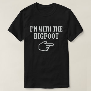 Ik ben met het Bigfoot-bijpassende Halloween-kostu T-shirt