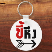 Ik ben met Jealous Kee Heung in Thai Language = Sleutelhanger (Voorkant)