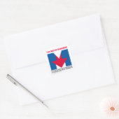 "Ik ben met Mambo" sticker (Envelop)