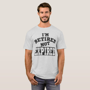 IK BEN MET PENSIOEN, NIET VERLOPEN CADEAU IDEEËN V T-SHIRT