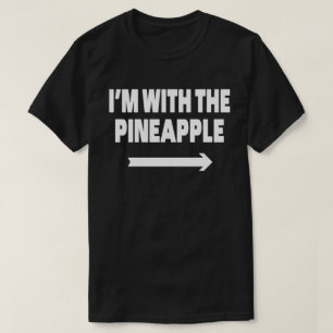 Ik ben met Pieapple Easy Matching Halloween Costum T-shirt