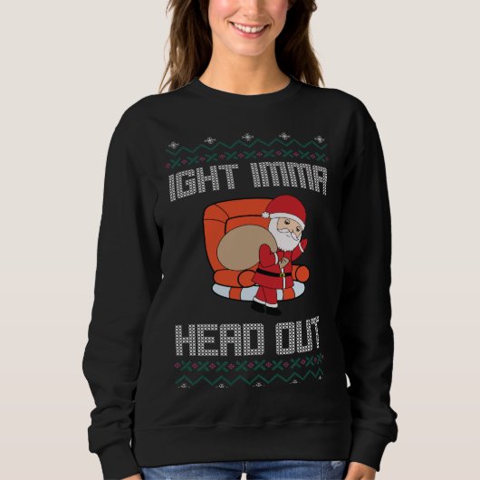 Ik ben met Scrooge Funny Ugly KerstSweater Desi Trui (Voorkant)