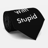 Ik ben met stoutmoedig Stropdas (Opgerold)