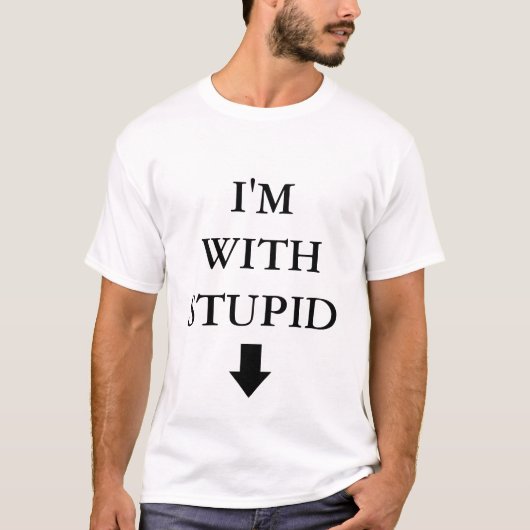 IK BEN MET STUPID T-SHIRT (Voorkant)