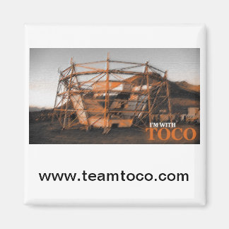 Ik ben met Toco Magnet (Zwart) Magneet