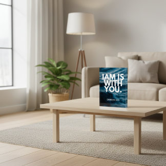 Ik ben met u de Bijbel van de Schrift Verse het Bl Fotoblokken