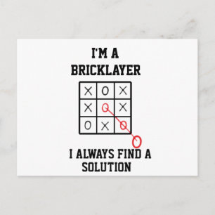 Ik Ben Metselaar Ik Vind Altijd Een Oplossing  Ans Briefkaart