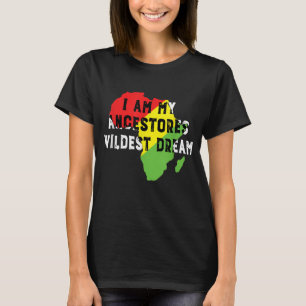 Ik ben mijn ancestoren Wildest Dream Women Black H T-shirt