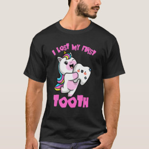 Ik ben mijn eerste tand tand-tand-feier-tand-uit-s t-shirt