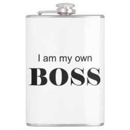 Ik ben mijn eigen baas! heupfles