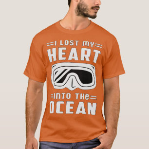 Ik ben mijn hart kwijtgeraakt in de oceaanduiker t-shirt