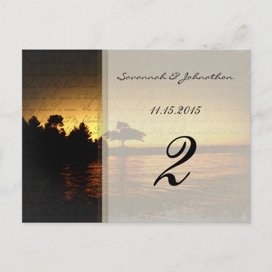 Ik ben mijn vermoede Kaarten voor Sunset Weddensch (Voorkant)