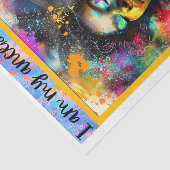 Ik ben mijn voorouders, wilde dromen tissuepapier (Detail)