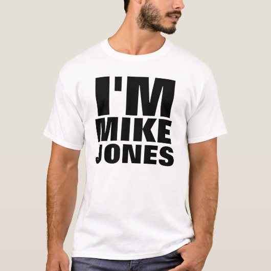 Ik ben Mike Jones T-shirt (Voorkant)