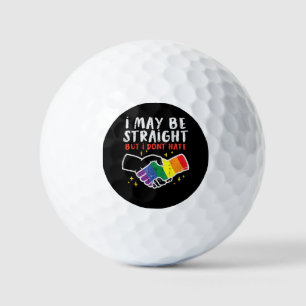 Ik ben misschien hetero, maar ik haat de regenboog golfballen