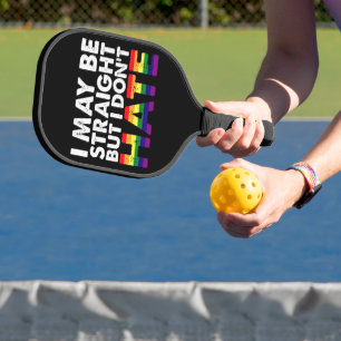 Ik ben misschien hetero, maar ik haat LGBT Gay nie Pickleball Paddle