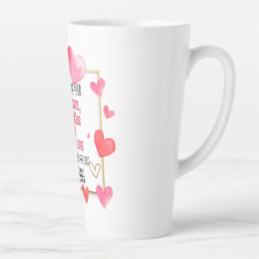 Ik ben misschien niet je eerste date eerste kus ee latte mok (Rechts)