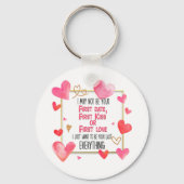 Ik ben misschien niet je eerste date eerste kus ee sleutelhanger (Voorkant)