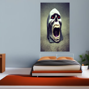 Ik ben m'n lichaam kwijt...   AI Art. Poster