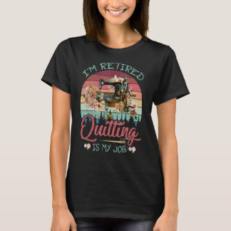 Ik ben moe dat ik m'n werk doe. t-shirt