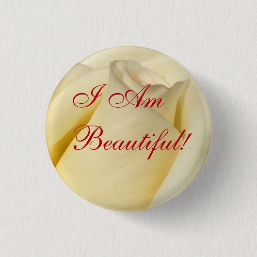 Ik ben mooi!_ Button (Voorkant)