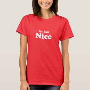 Ik ben mooi rood wit grappig schattig kerst gewees t-shirt