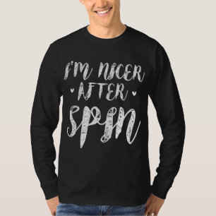 Ik ben mooier na spin indoor fietsen spinnen fiets t-shirt