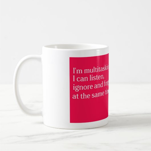 Ik ben multitasking koffiemok (Links)