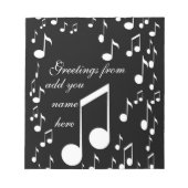 Ik ben muziek_ notitieblok (Voorkant)