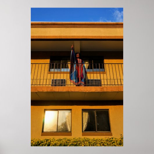 "Ik ben naar de bergtop geweest" Poster (Voorkant)