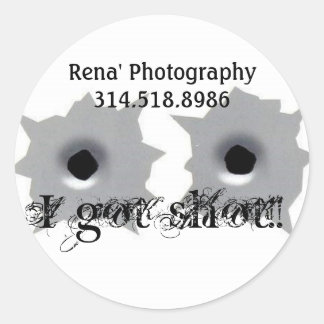 Ik ben neergeschoten! Stickers