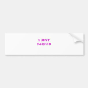 Ik ben net gekweekt bumpersticker