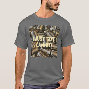 Ik ben net in blik t-shirt