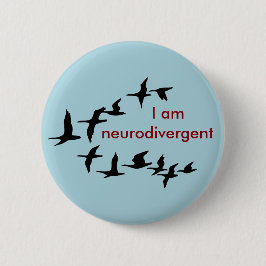 Ik ben neurodivergent ronde button 5,7 cm
