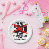 Ik ben niet 30 papieren bordje (Feest)